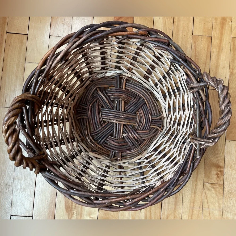 Handwoven basket.